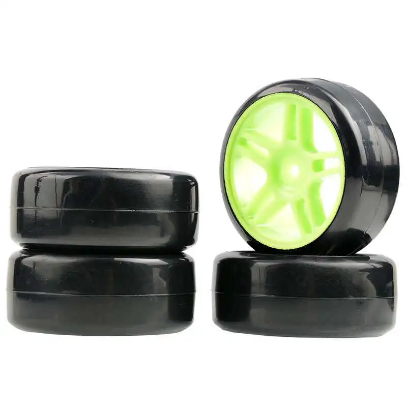 RC Drift Slick Tires 1:10 For HSP 94123 Sakura D4 D5 Tamiya TT02 Kyosho FW06 Smooth Hard Wear‑Resistant Drift Racing Wheels