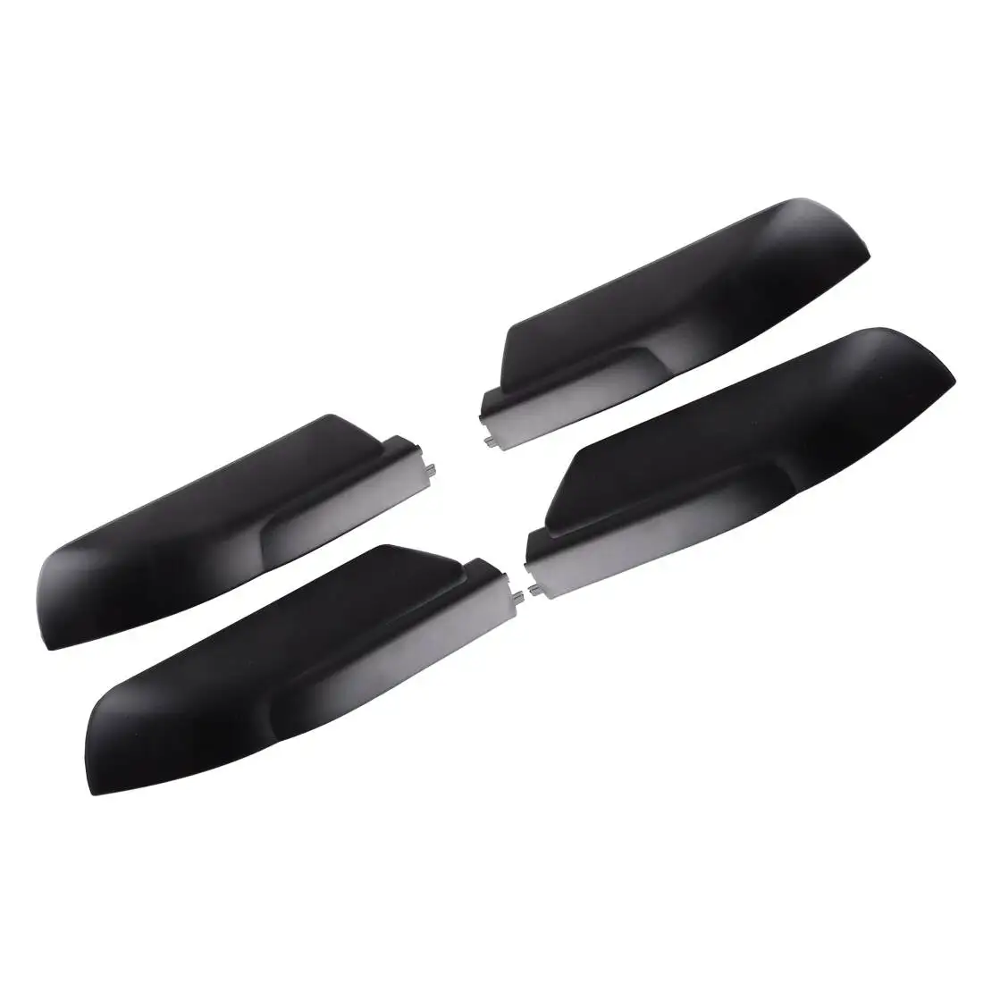 

4Pcs Roof Rack Rail End Cover Cap Shell Fit For Toyota Sequoia XK60 2008 2009 2010 2011 2012 2013 2014 2015-2020 Black Plastic