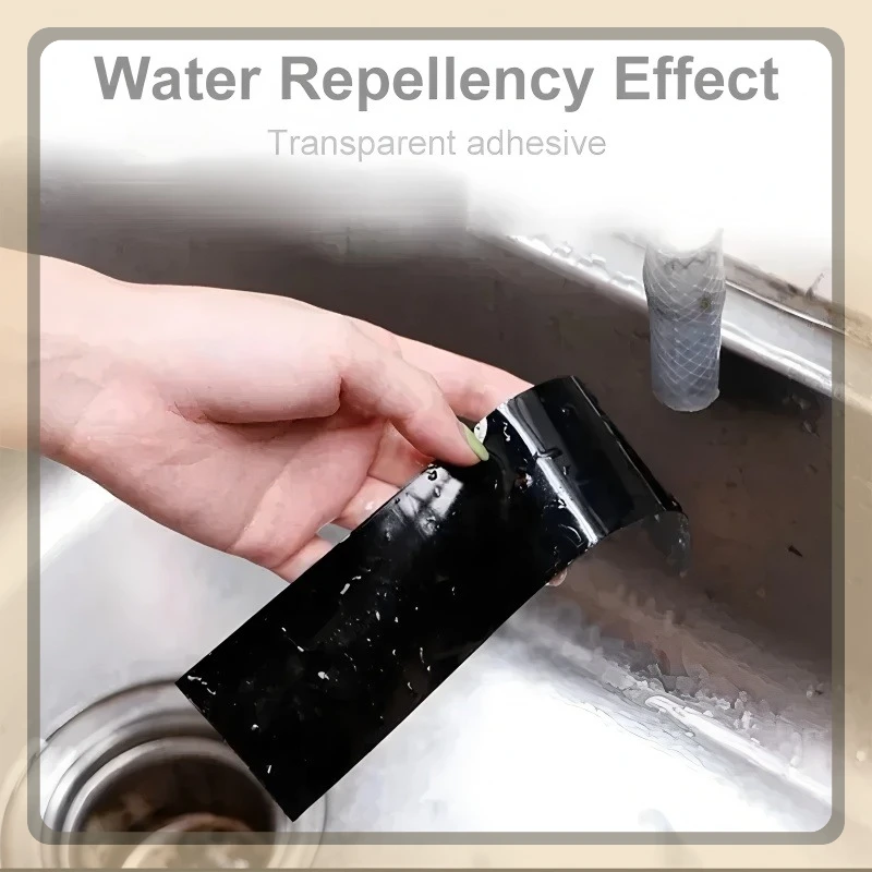مقاوم للماء وقف تسرب ختم سيليكون المطاط الذاتي إصلاح اخفاء خط أنابيب المياه إصلاح شريط لاصق ذاتي