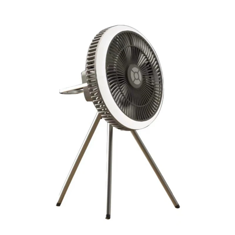 พัดลมแบบชาร์จไฟได้แขวนแบบพกพาแสงความอดทนยาวนานพิเศษลมแคมป์ปิ้งอุปกรณ์ตั้งแคมป์กลางแจ้ง