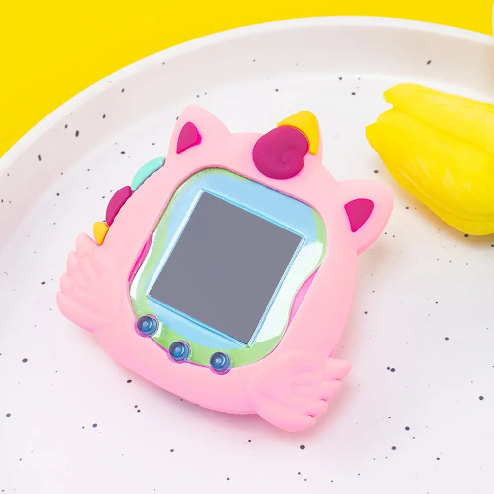 For Tamagotchi Uni 2023 Protective Case Anti-Scratch Silicone Cute Case Shockproof Protector Skin Waterproof with Finger Lanyard