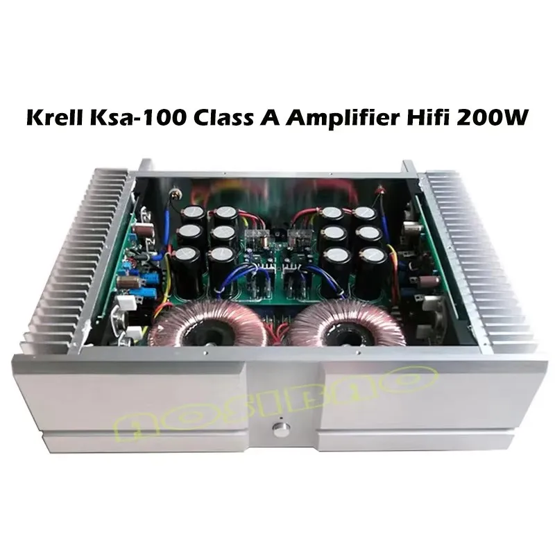 AIYIMA SMSL Clone Krell Ksa100 Mk2 Hifi Class A Power Amplifier High Power 200W*2 Fully Symmetric Push Pull Amplifier Audio