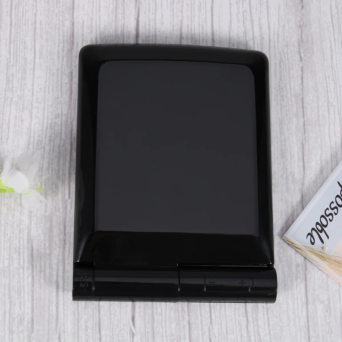 

Led Makeup Mirror Compact 330 Degree Rotation Foldable Lighted Mirror For Bathroom Travel Portable Use