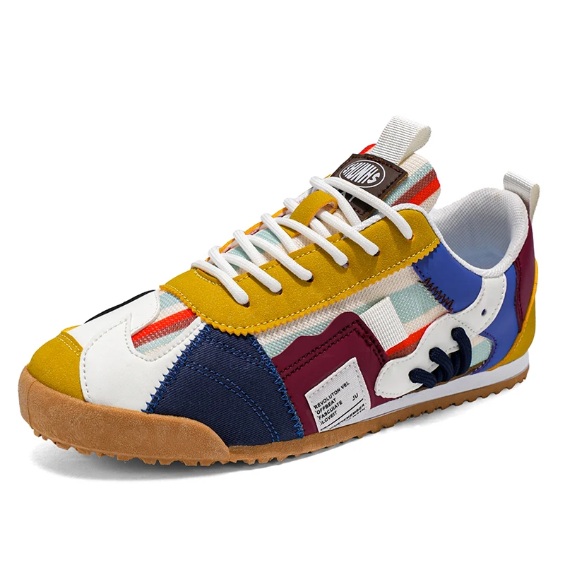 أحذية رياضية كاجوال جديدة للرجال، قابلة للتنفس، مسطحة، خفيفة الوزن ومريحة، أحذية رجالية كبيرة الحجم