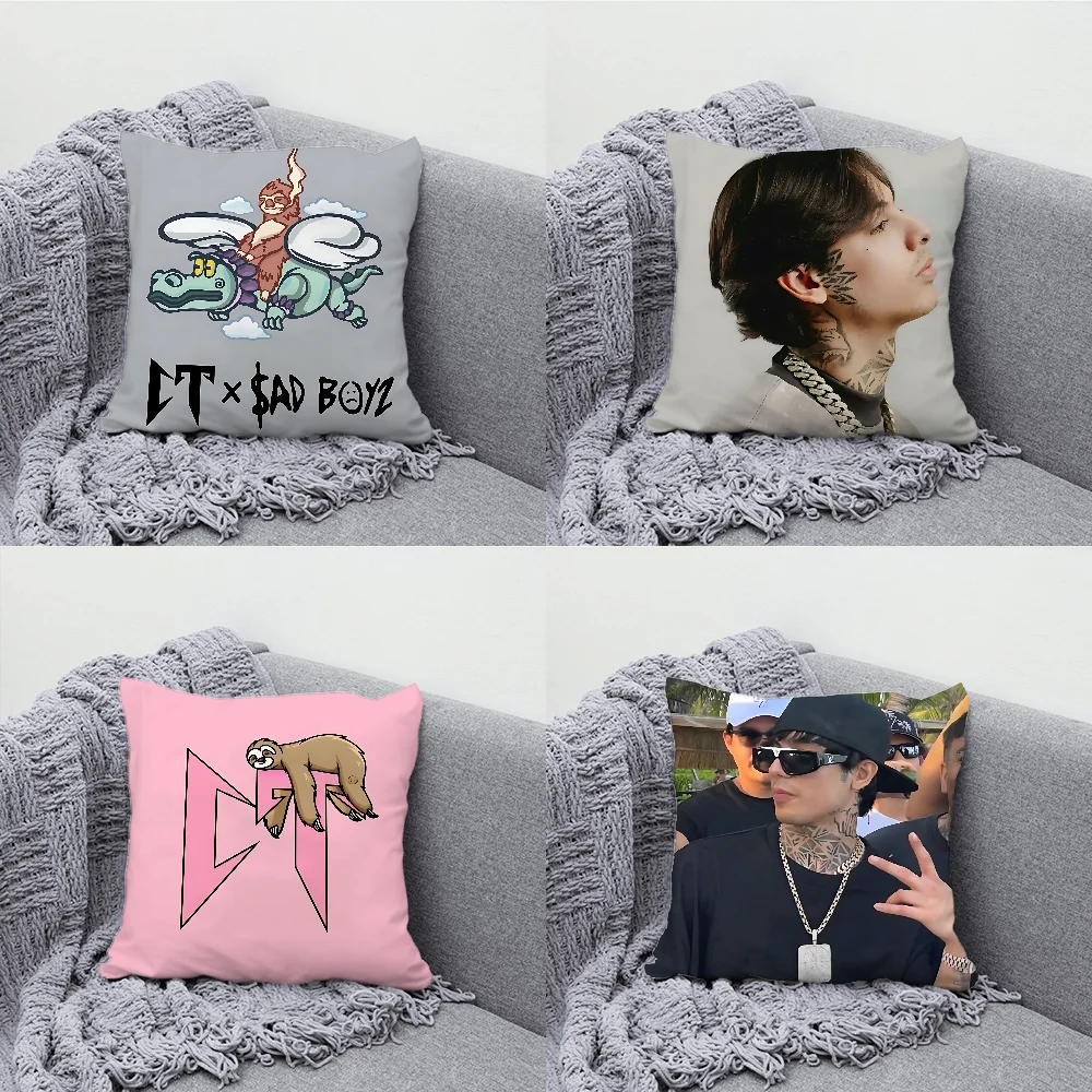 

Rapper Natanael Cano Pillow Case Soft Cushion Cases for Farmhouse Sofa Decor Home Decorations and Protector Pillow Case