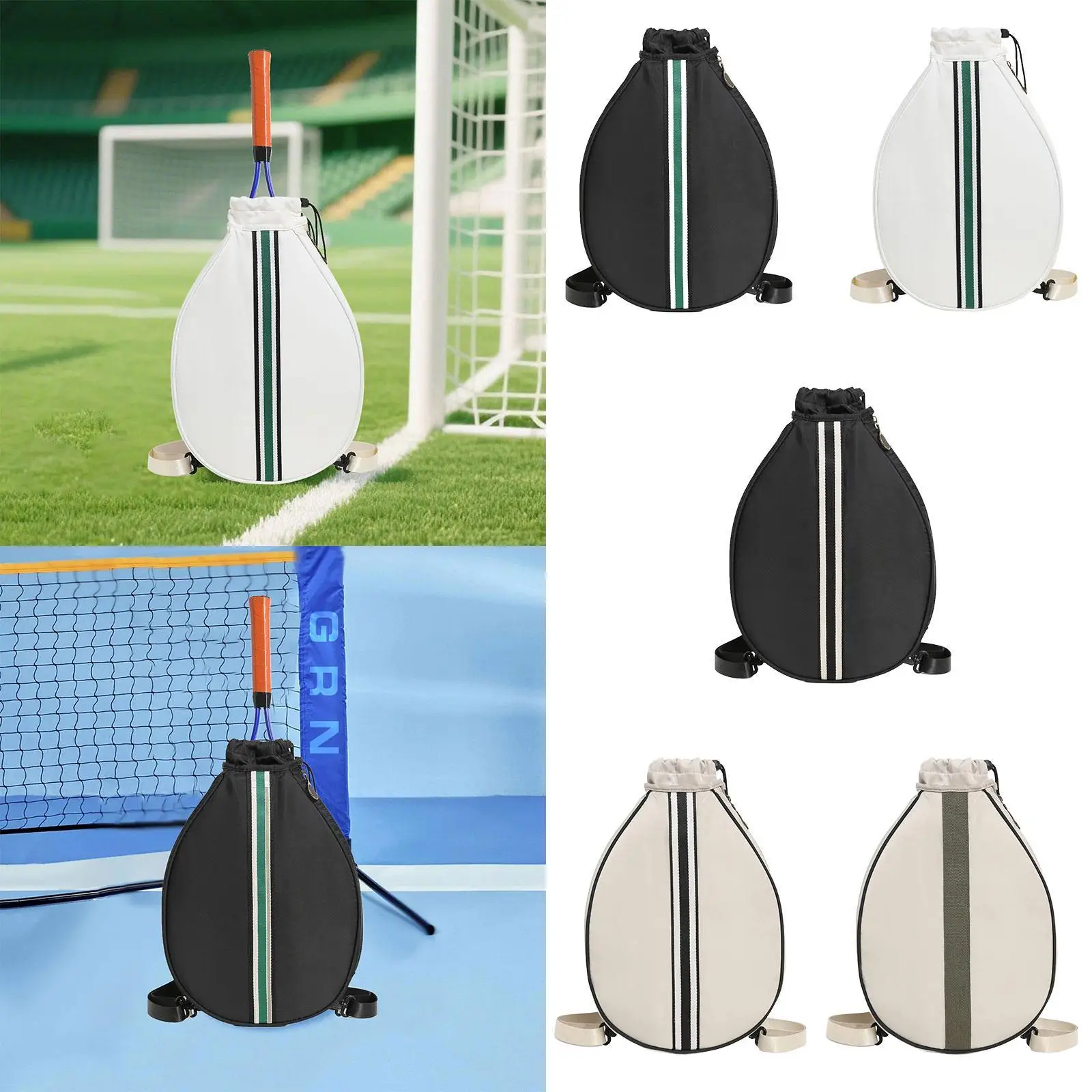 

Tennis Racket Bag Backpack Tennis Racquet Bag Squash Bag Racket Cover Portable Sports Pickleball Tote Bag Waterproof Carrier