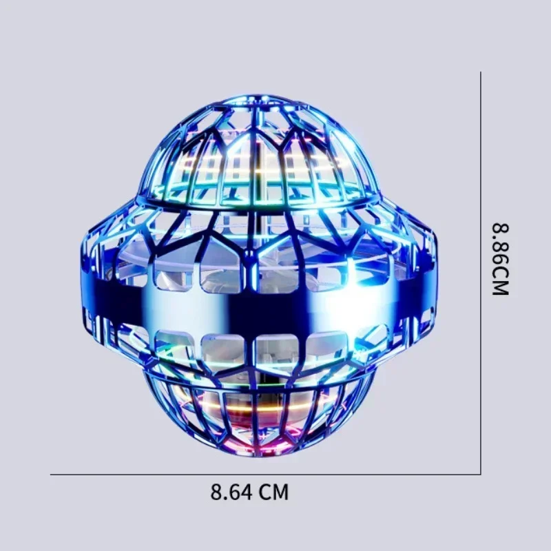 Intelligent Sensor UFO Flying Ball Noctilucent Flying Disc Boy Girl Gift Toys Automatic Rotation Aerocraft Glow in The Dark Toys