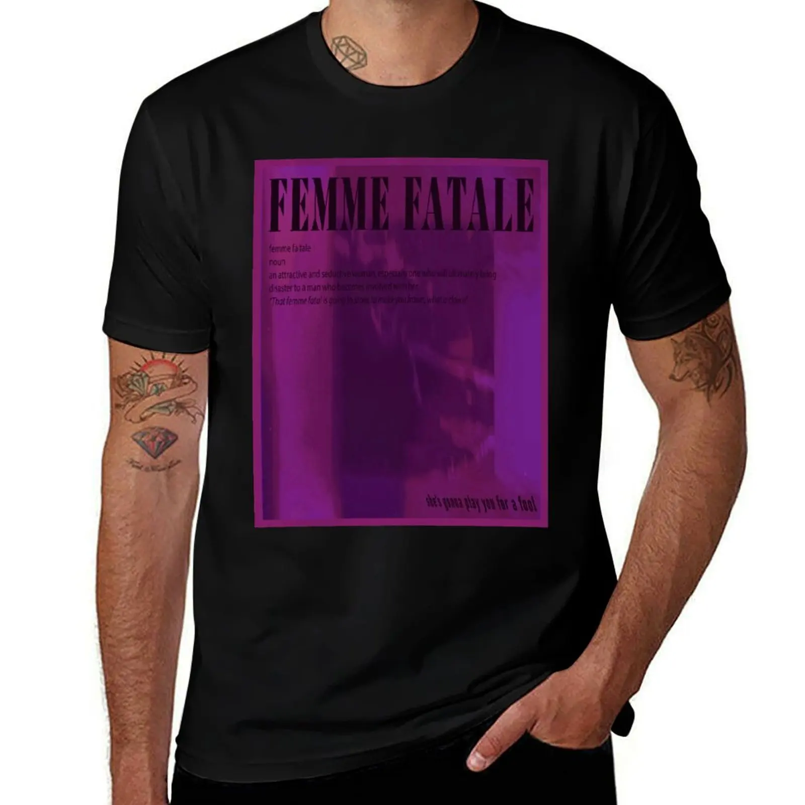 The Velvet Underground Femme Fatale song graphic T-Shirt Street Art Print Tee Shirt T-Shirt