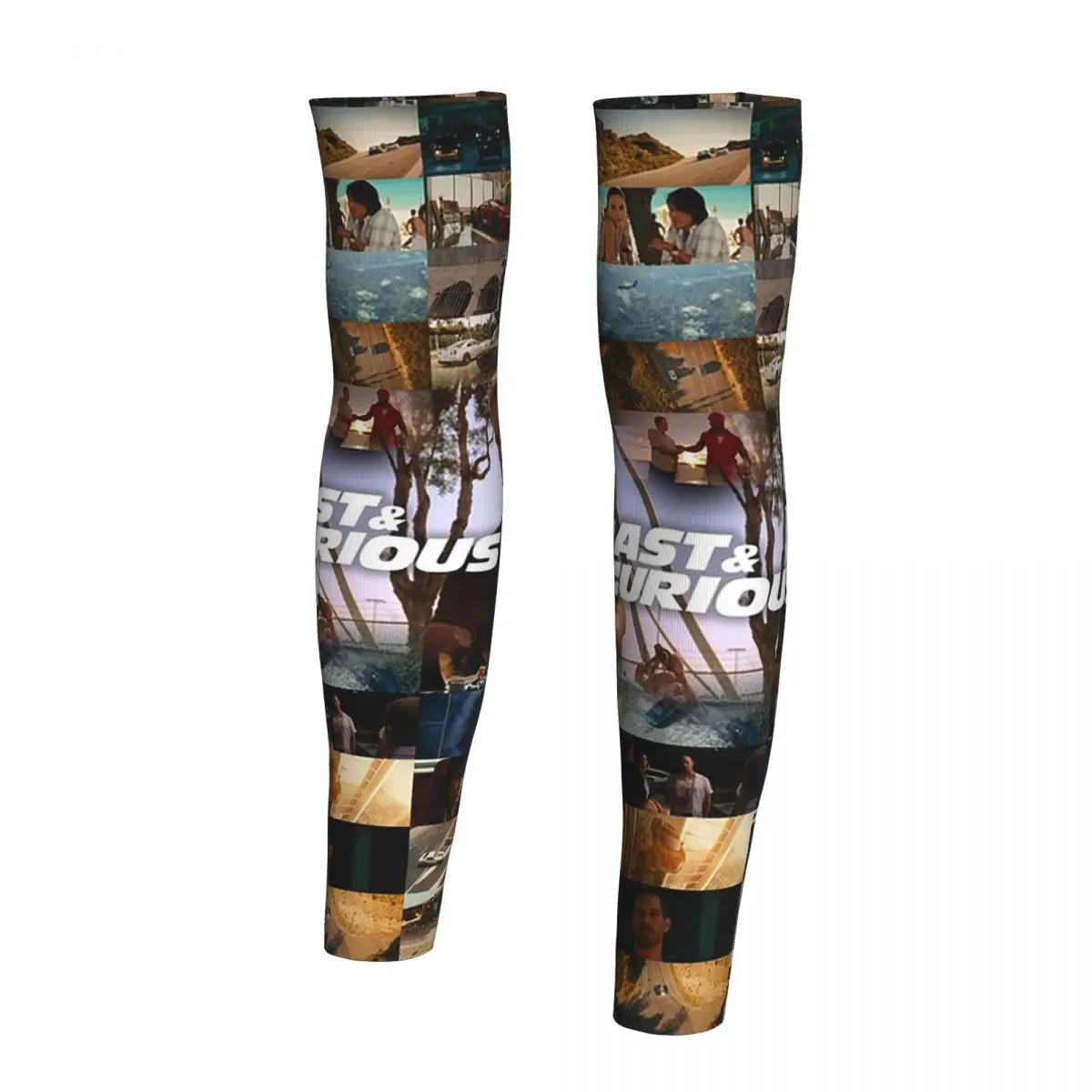 Форсаж — это история легенды-Поля Уокер — Vin Diesel Рукава для рук Мужчины Женщины Защита от солнца и ультрафиолета Спортивное охлаждение Велоспорт