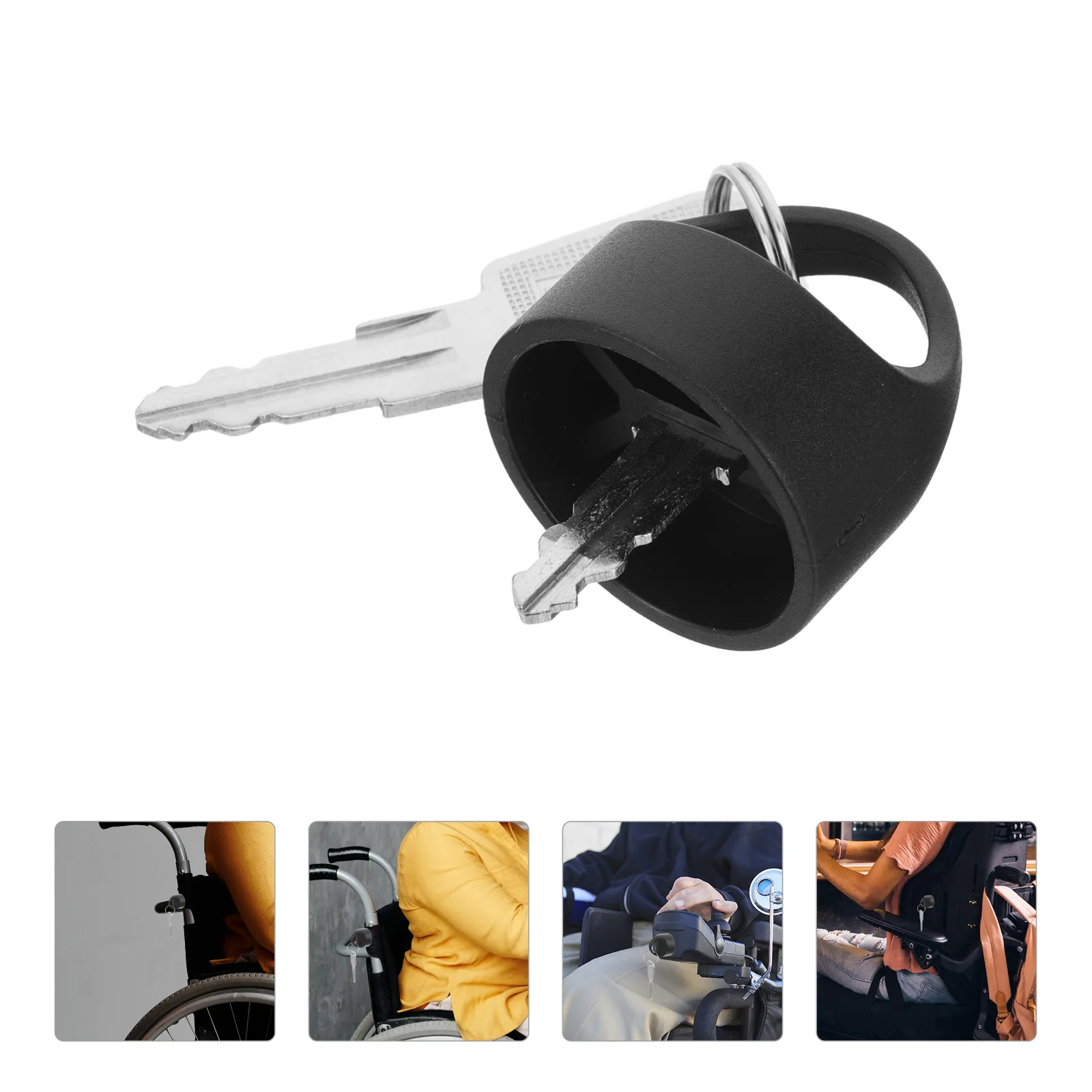 

Scooter Mobility Key Electric Chair Easy to Pull Replacement for Black Moped Elder