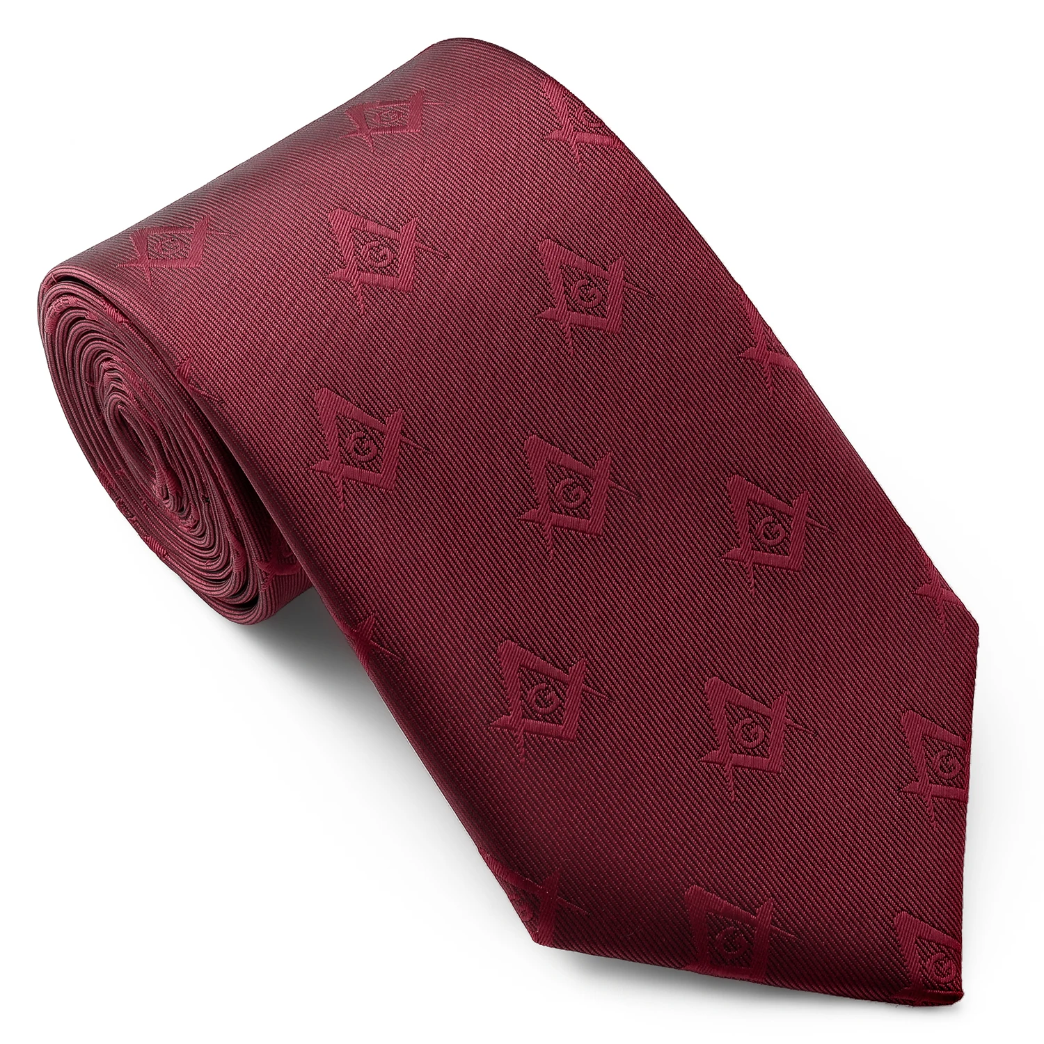 Freemason Masonic neckties for men ,burgundy Masonic Tie Gifts for Men,Tie for men