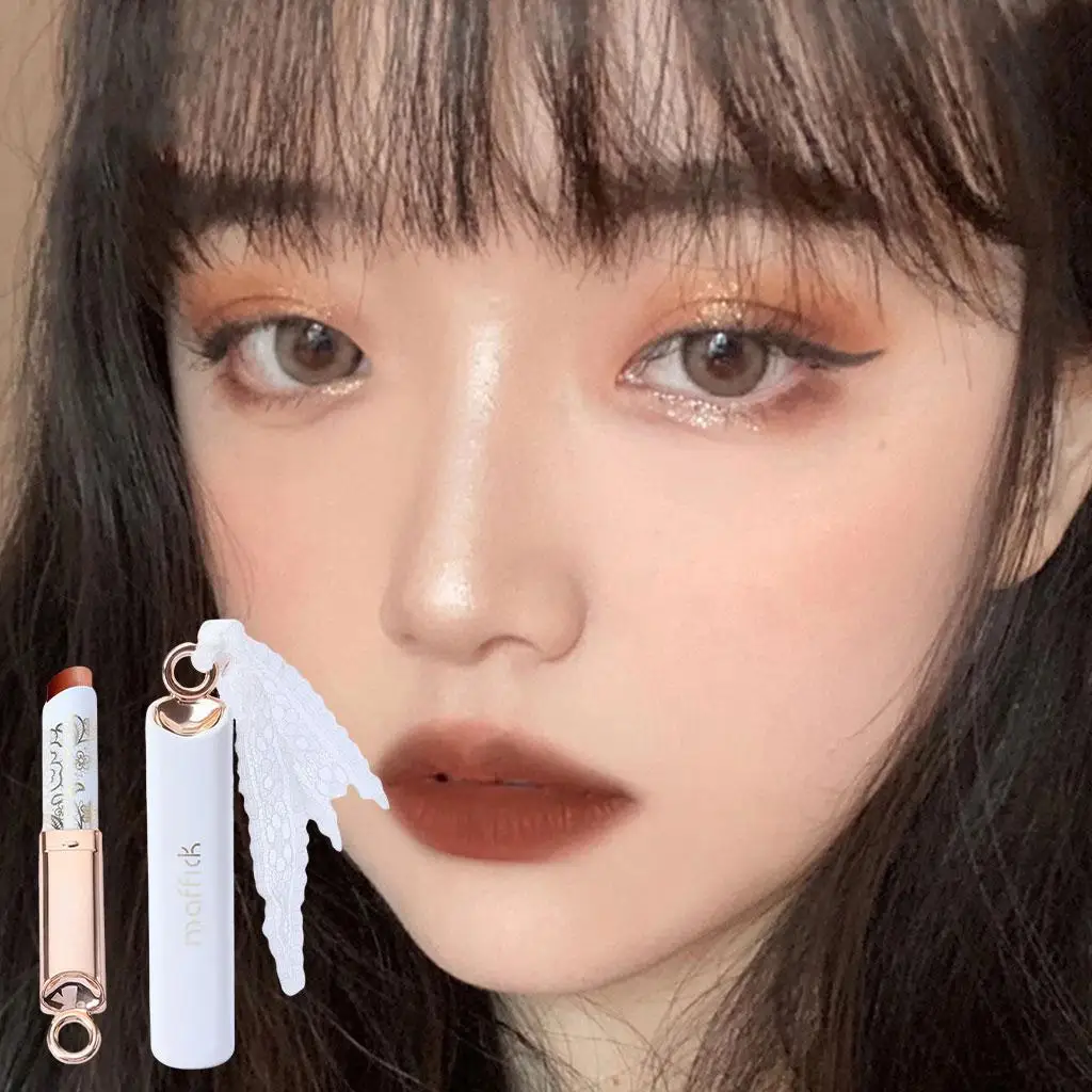 여성용 캡슐 립스틱 세트 미니 벨벳 매트 롱래스팅 논스틱 메이크업 홀리데이 이벤트용