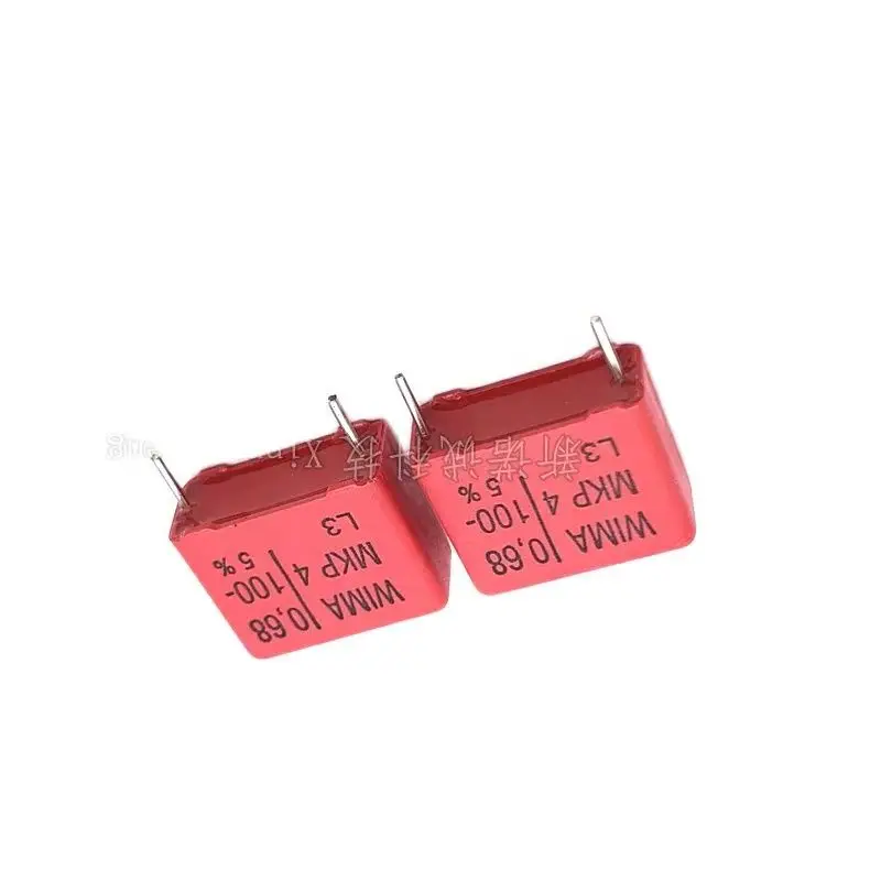 

10PCS/ 100V 684 0.68UF 100V 680nF MKP4 Pitch 15mm Film Capacitor