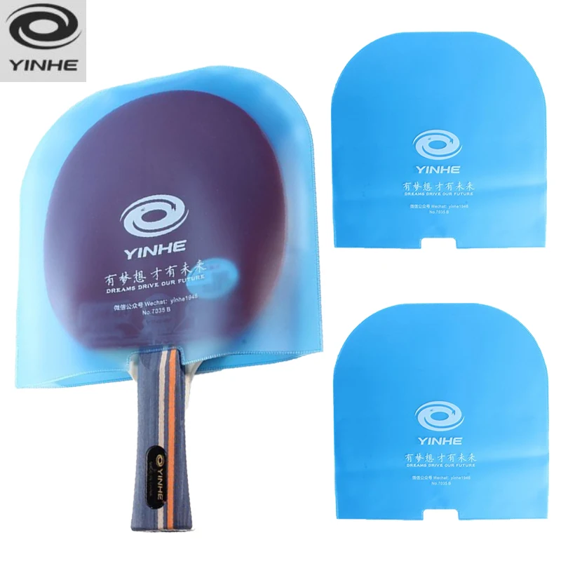 YINHE مضرب تنس الطاولة غطاء حقيبة U-شكل بينغ بونغ مضرب طبقة رقيقة واقية مقاوم للماء الغبار لمجداف بينغ بونغ والمطاط #1