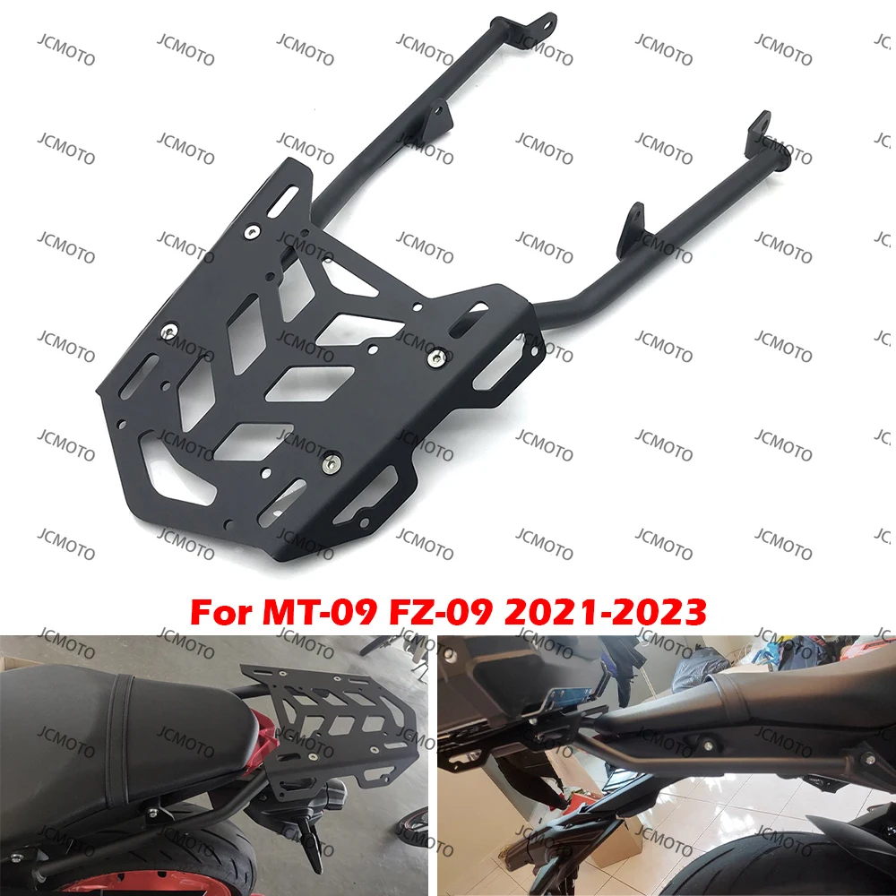 

Accessories For YAMAHA MT-09 FZ-09 MT09 FZ09 2021 2022 2023 Motorcycle Rear Rack Luggage Bracket Shelf Tailbox Support