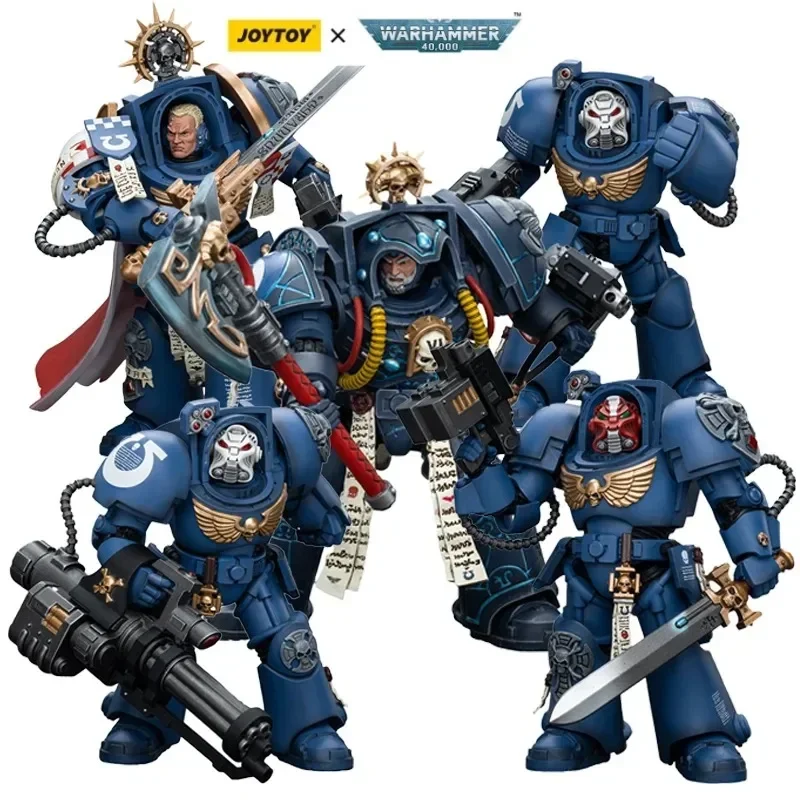 

Genuine JOYTOY Warhammer 40K 1/18 NEW Ultramarines Terminator Squad Librarian Anime Action Figures Model Toys Gifts In Stock