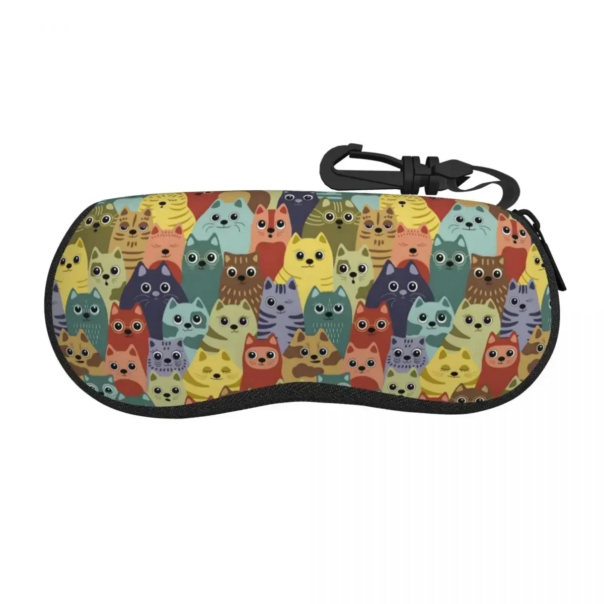 

Custom Packed Cat Breeds Multi Shell Glasses Case Unisex Fashion Eyeglasses Case Sunglasses Protector Box