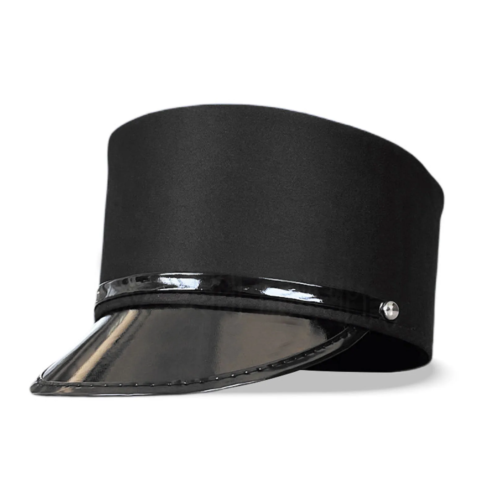 Train Engineer Conductor Driver Hat for Adults Mens Working Hat Cap for Halloween Cosplay Dress Up Uniform Costume Accessory Hat