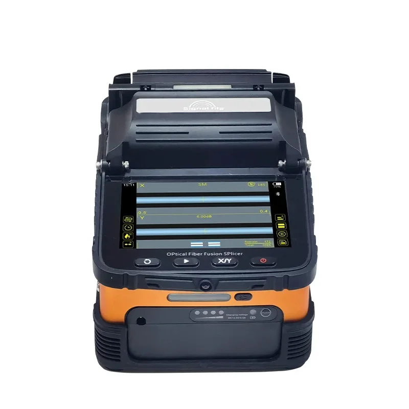 AI-5 Automatic Fiber Optic Fusion Splicer with 6 Motors 5s Heating Fusion Fiber Splicing Machine