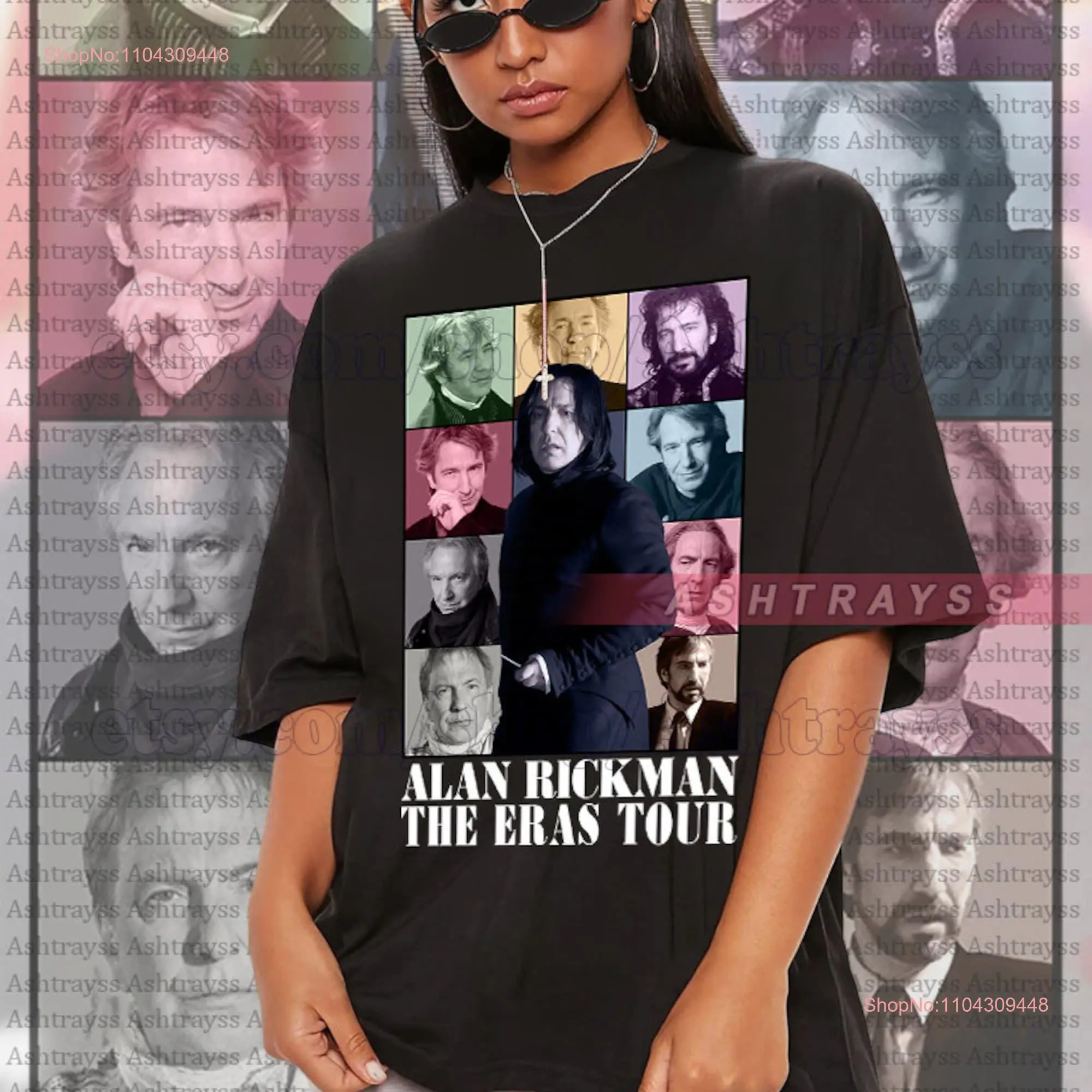 Alan Rickman The Eras Tour tee long or short sleeves