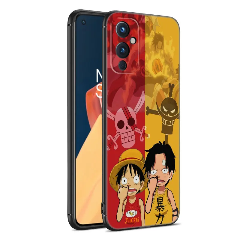 Anime O-One Piece Phone Case For OnePlus 9 10 ACE 2V Pro 9RT 10T 10R 11R Nord CE 2 3 Lite N10 N20 N30 5G Black Silicone Cover