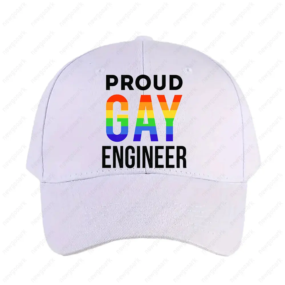 

Бейсболка с принтом для гордых гей-инженеров (ЛГБТК), унисекс, повседневная, регулируемая, для взрослых