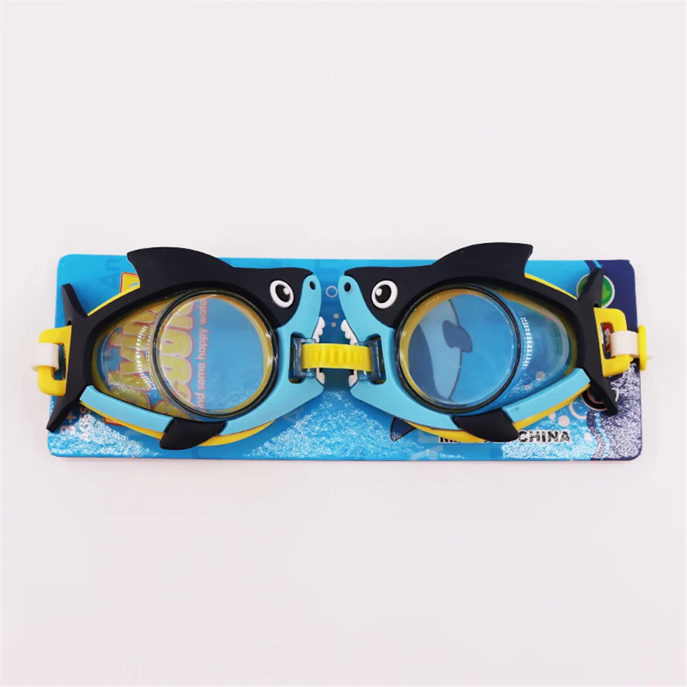 Cartoon Adjustable Children Kids Waterproof Silicone Anti Fog UV Shield Swimming Glasses Goggles Eyewear Eyeglasses