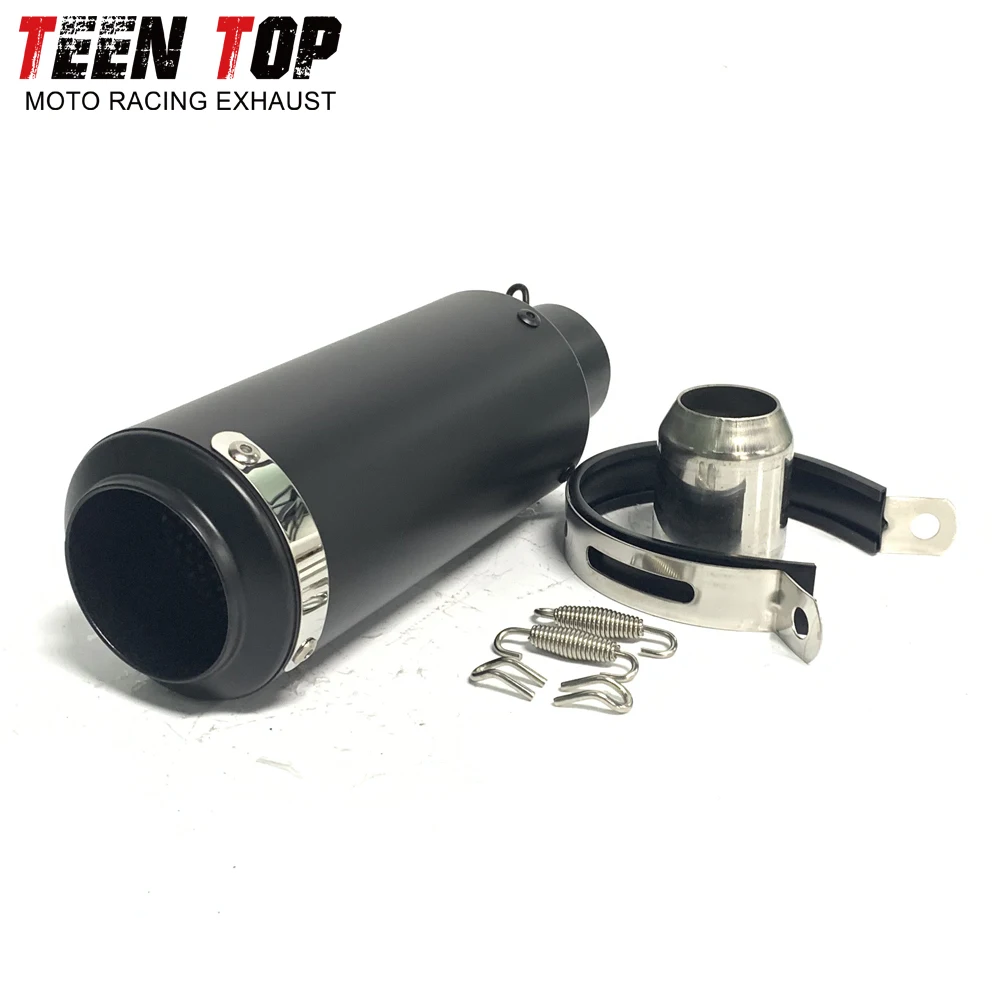 Stainless Steel Exhaust Middle Link Pipe Muffler For SUZUKI GSX-R 750 GSX-R 600 Slip-on Exhaust Motorcycle Full Exhaust Systems