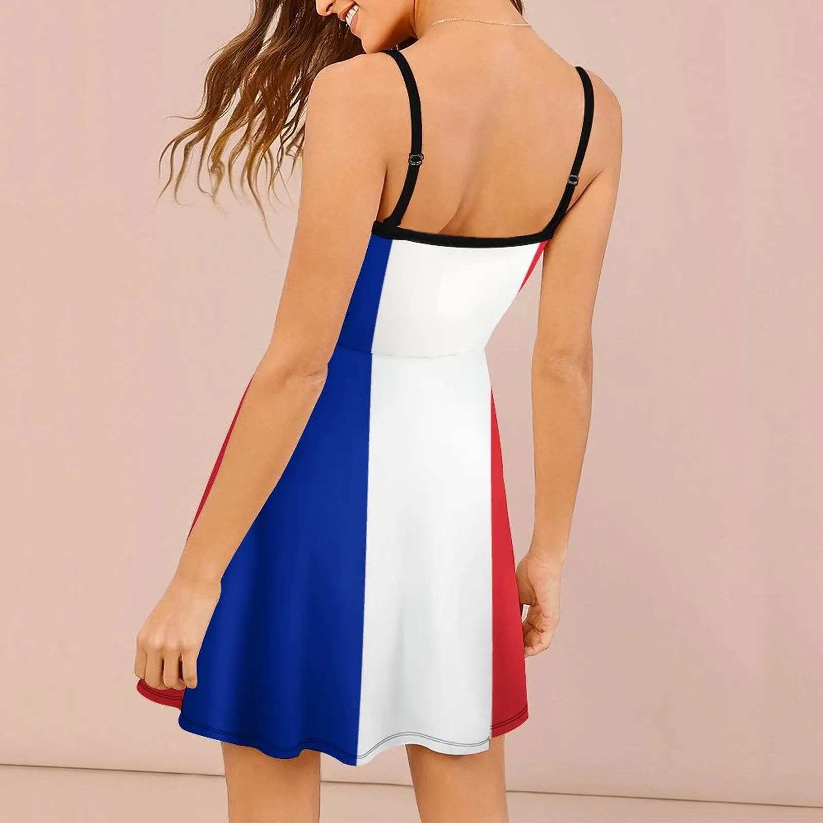 علم فرنسا الغريب العلم الفرنسي المرأة فستان بكتافة مضحك نكتة عطلة فستان المرأة فستان مضحك