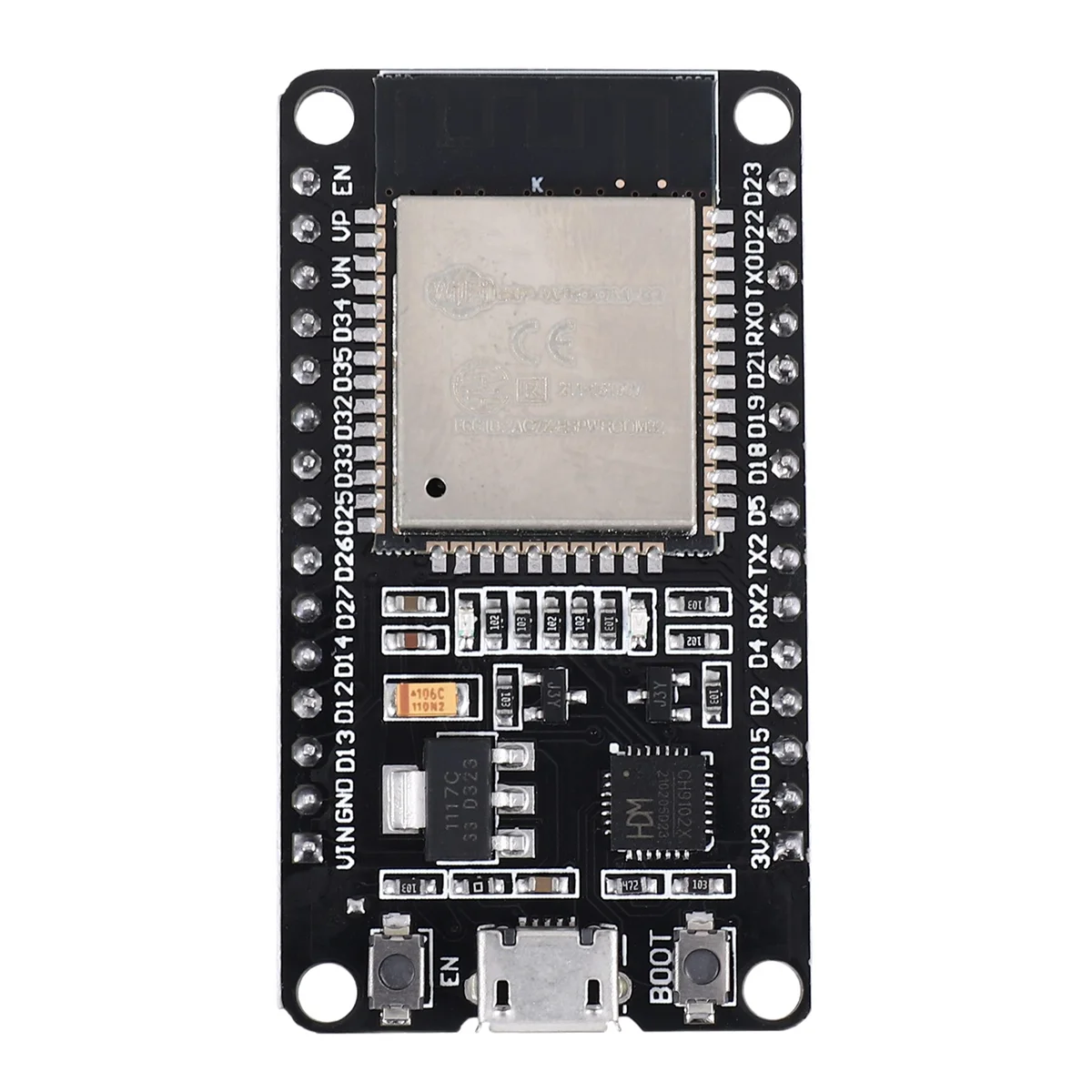 Versi baru ESP32 papan pengembangan CH9102X WiFi + Bluetooth ultra-rendah konsumsi daya Dual Core ESP-32 ESP-32S serupa