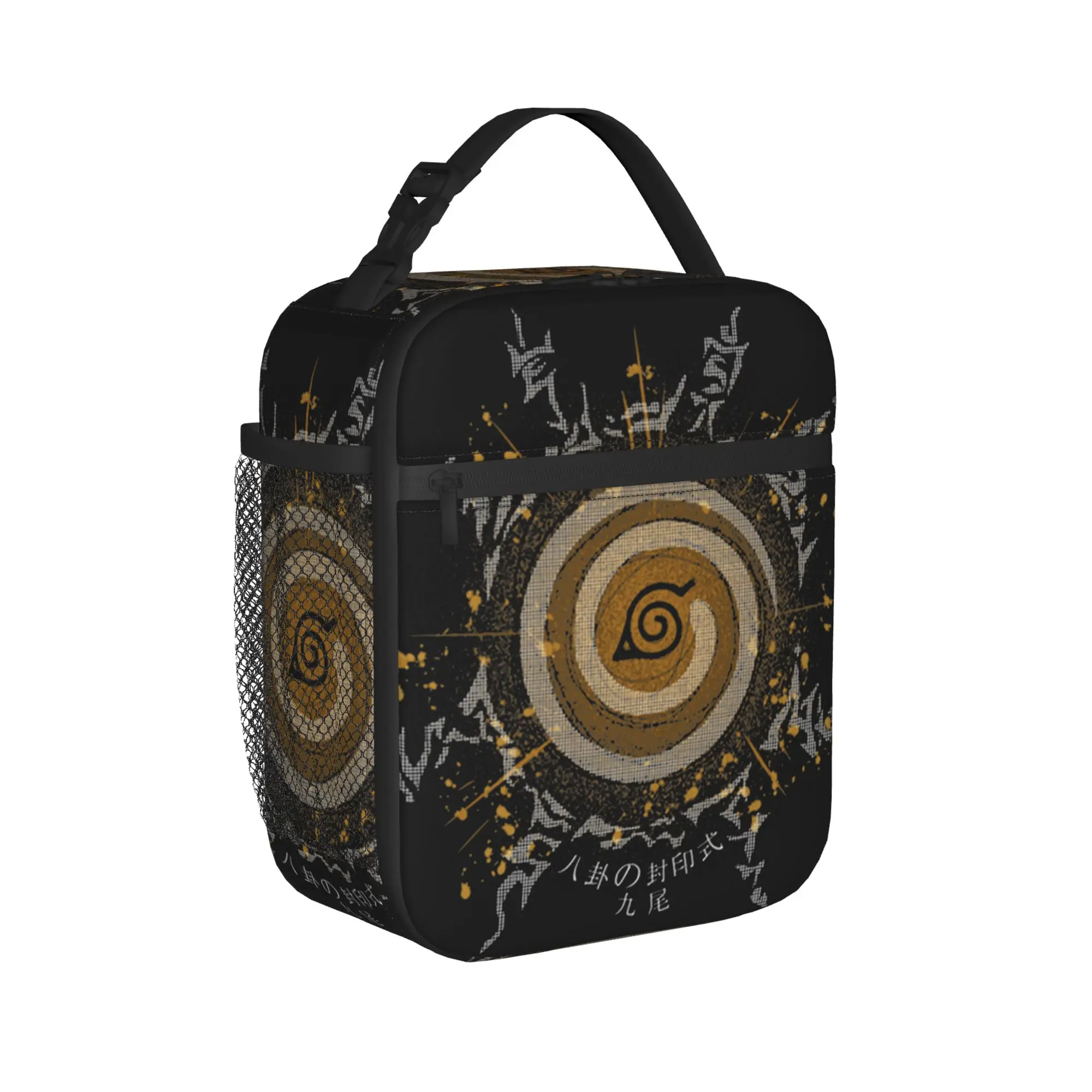Bolsa Térmica para Almuerzo Kyubi, Grande, con Diseño de Akatsuki Pein, Anime Japonés, Contenedor de Comida, Bolsa de Almuerzo, para Playa, Viajes, Niños y Niñas