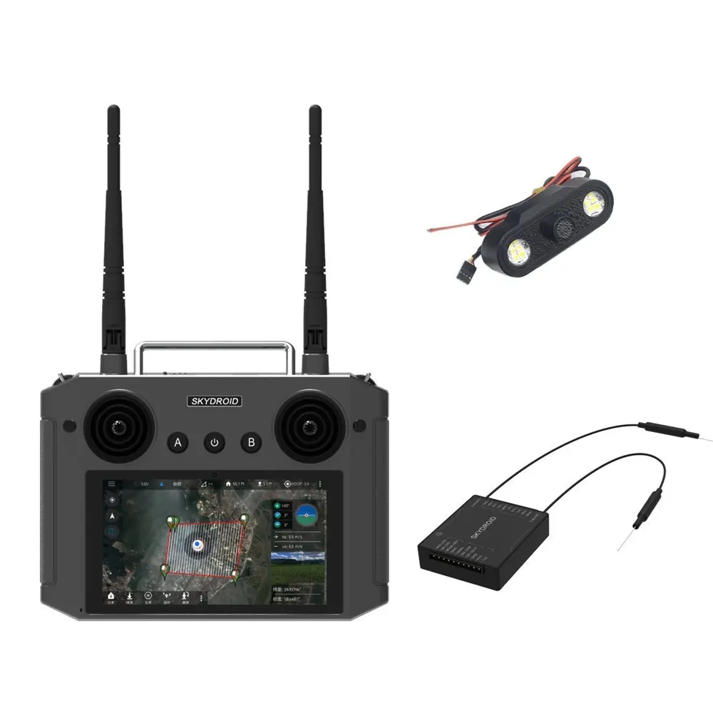 

SAMLI Skydroid H12 Remote Controller for agricultural dr one featuring a 2.4GHz 1080P Digital Video Data Transmission