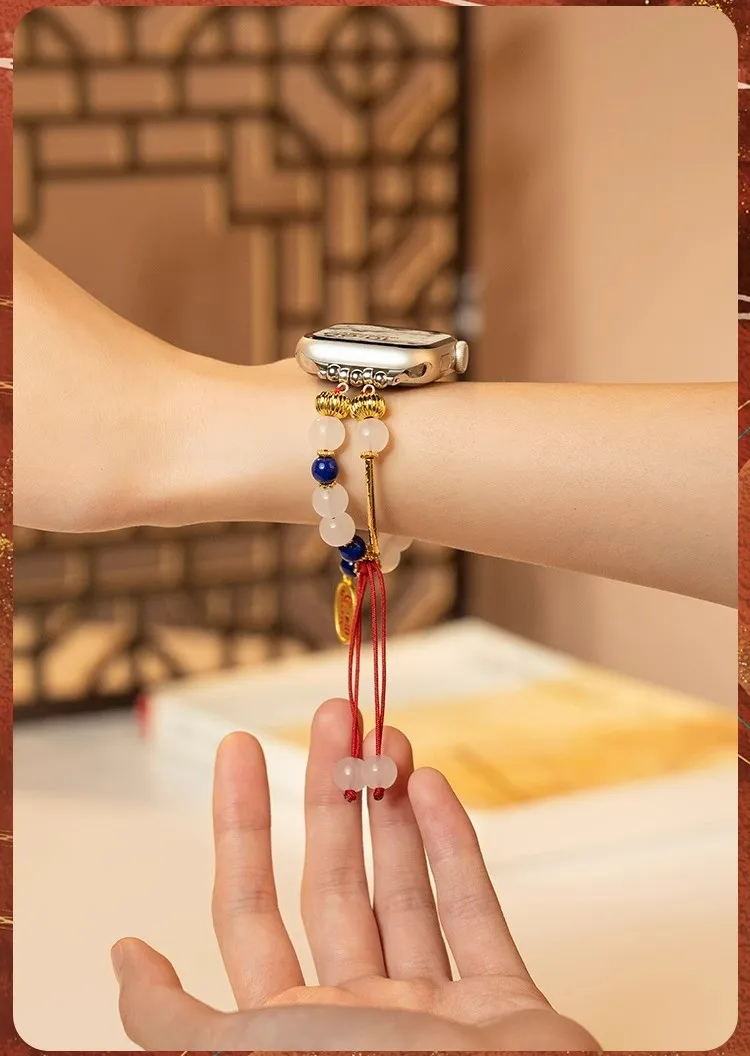 

Western Dunhuang woven rope compatible with iWatch strap 38mm 40mm 41mm 42mm 44mm 45mm 49mm fashionable strap