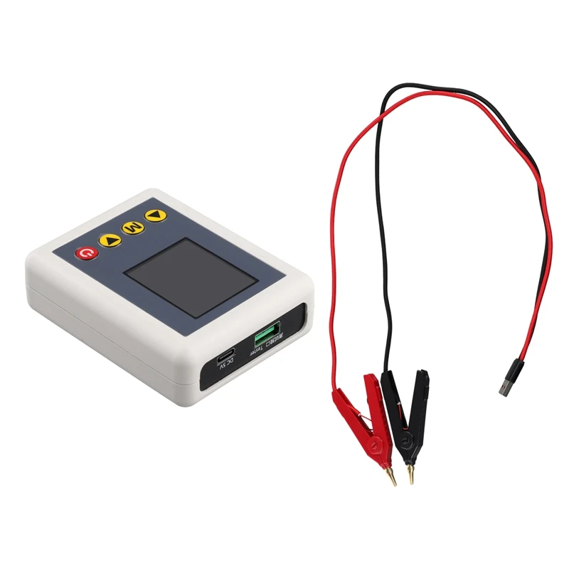 

ABHI-DC5V High Precision Voltage Internal Resistance Tester TFT Display 0.1Mohm-20Ohm 0.001V-45V Lithium Battery Test TS4520