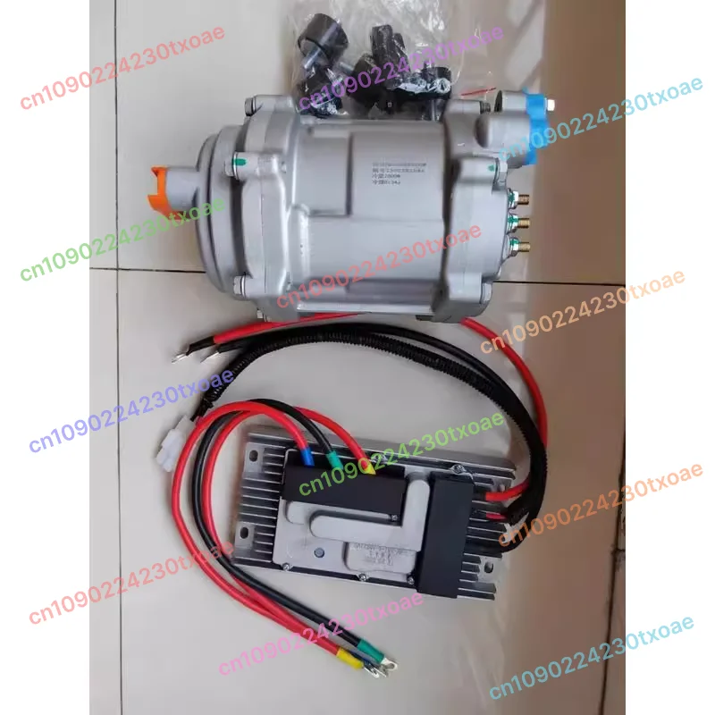 Parallel Parking AC Electric Compressor 12V 24V Universal With Controller For Truck RV Bus Modification