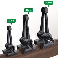 Mini Hand Vise Adjustable Cross Anti-slip Grooves Flat Mouth Pliers Cast Steel Stable Clamping Fixed Tool Machine