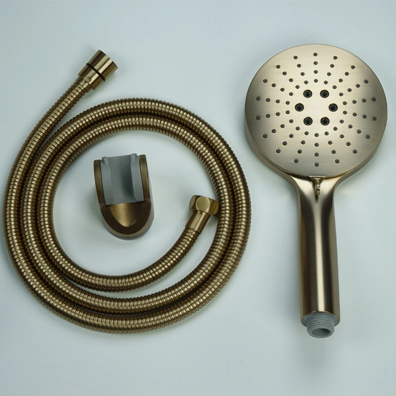 Chrome 3 Modes Shower Head Adjustable High Pressure Water Saving Shower Head Water Massage Shower Head Bathroom Accessories