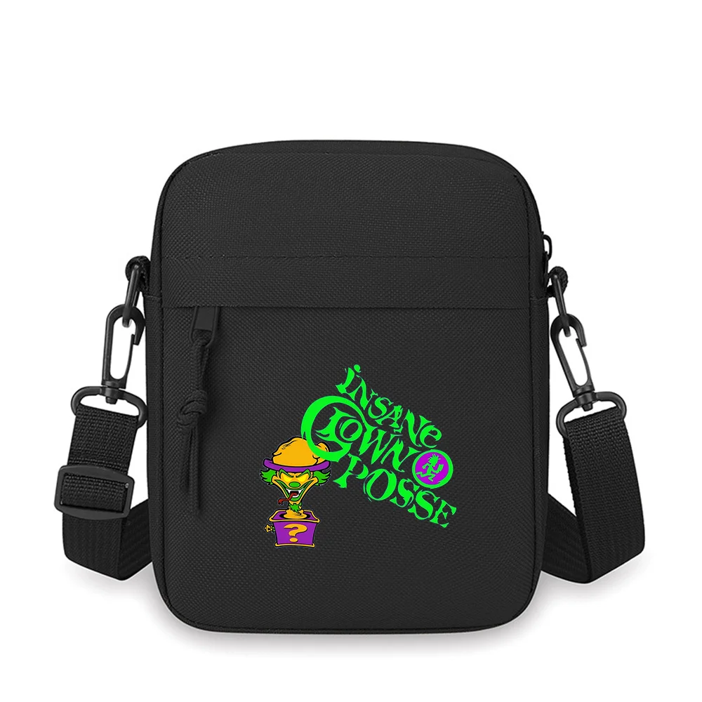 

Clown face neon design Men Crossbody Bag Single Shoulder Women Cartoon Anime Film Printing Design Unisex