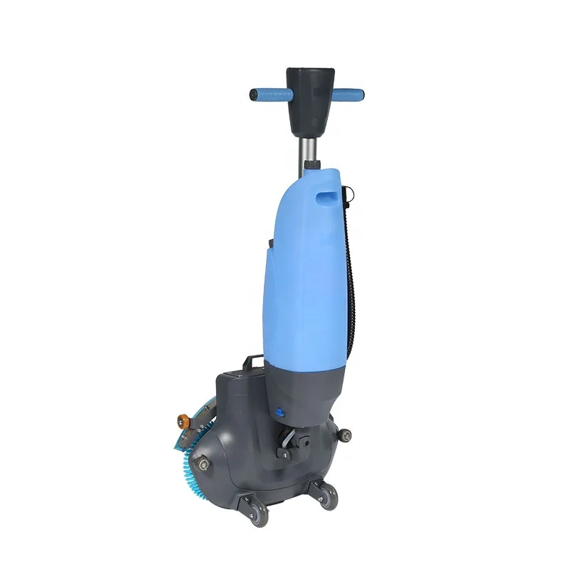 Automatic Double Brush Scrubbing Machine Floor Scrubber 18inch Mini Floor Scrubber With CE Approved