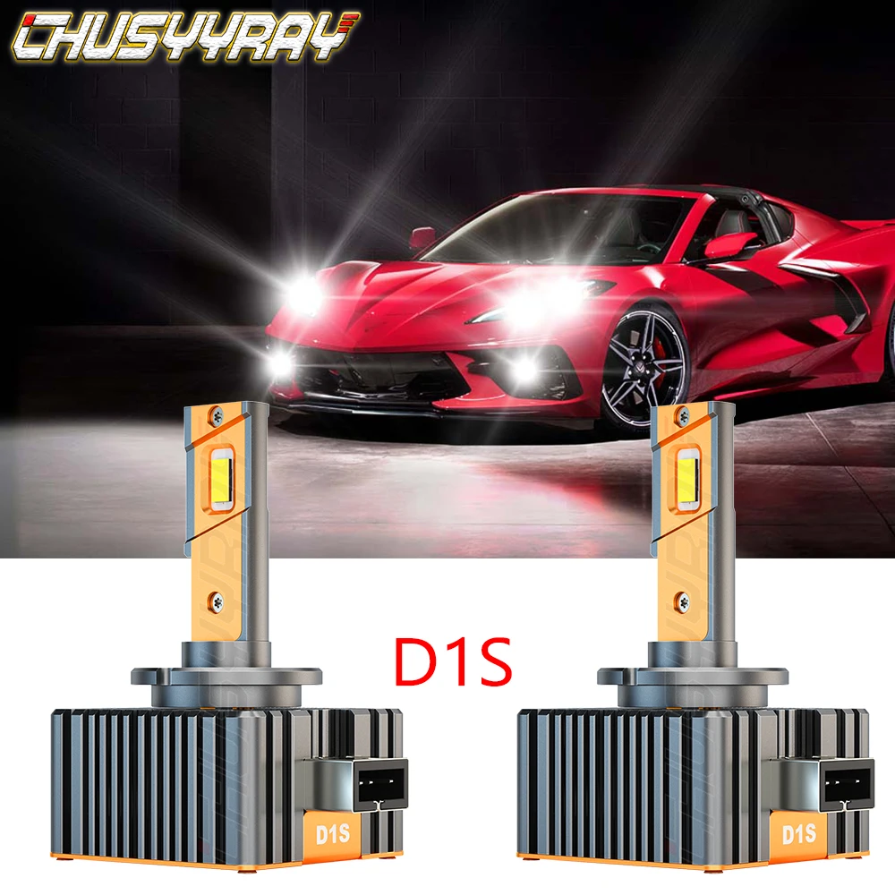 CHUSYYRAY Car lights Compatible For Corvette C6 2005-2013 D1S/D1R/D1C HID Xenon Headlight Low beam Bulbs Car accsesories luzes