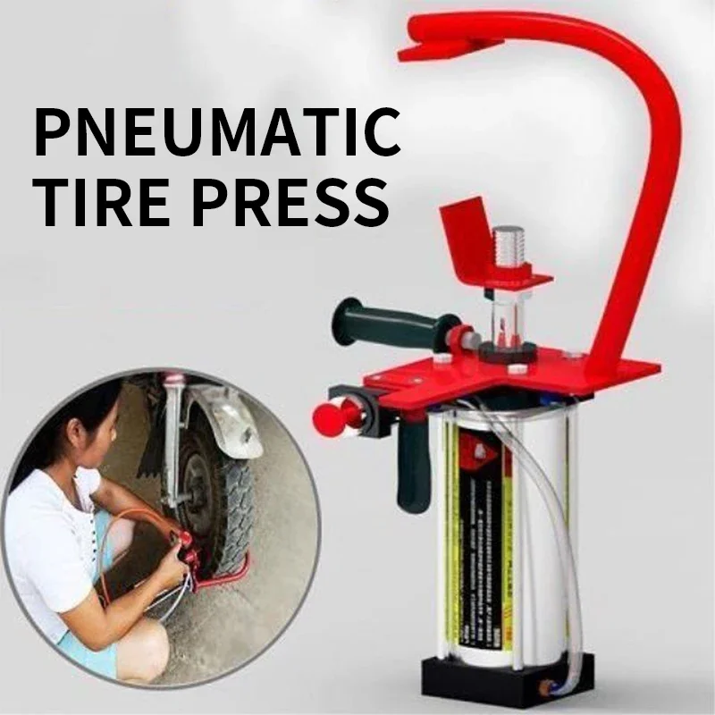 175CC Pneumatic Tire Changer Motorcycle Tire Pressure Removal Tool Clip Pliers Repair and Disassembly  0.1-1MPa