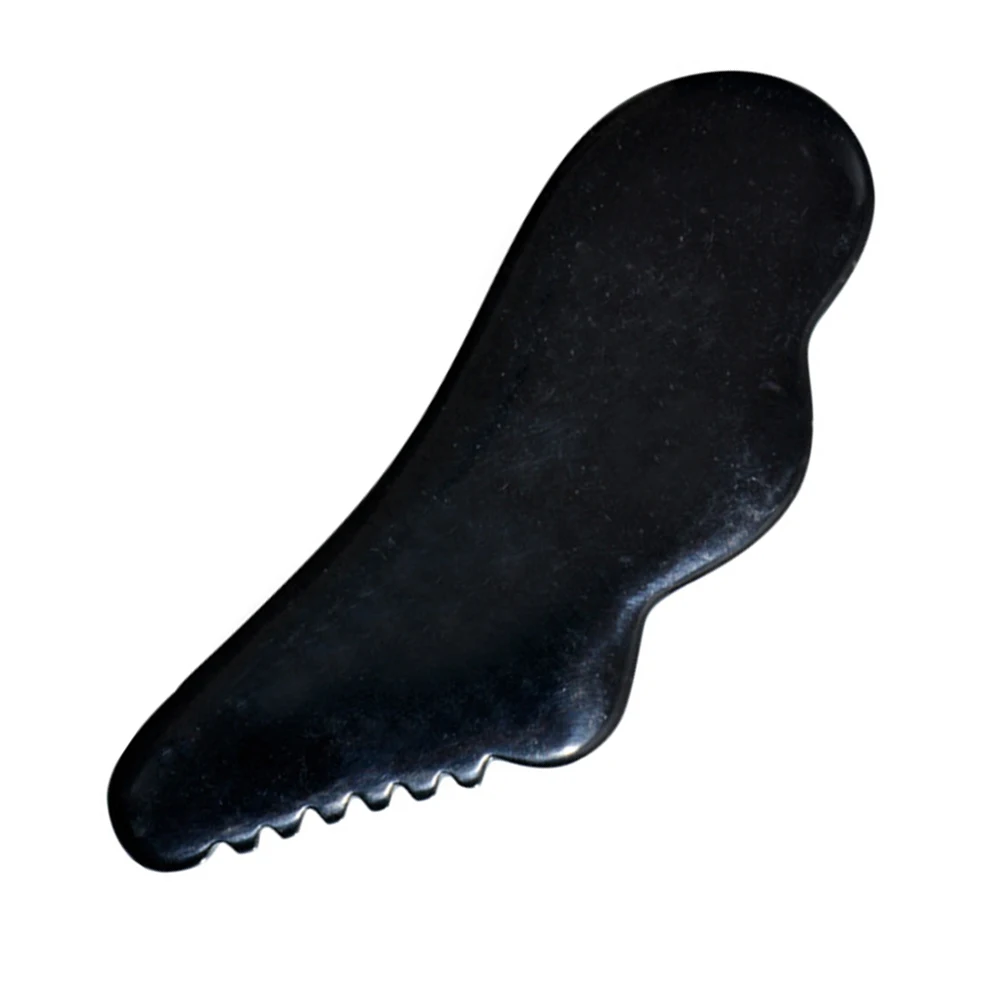 

1 шт., массажная расческа из обсидиана, высокое качество, черная доска Гуа Ша, расческа для соскабливания тела, массажный инструмент для лица, шеи, спины, ног