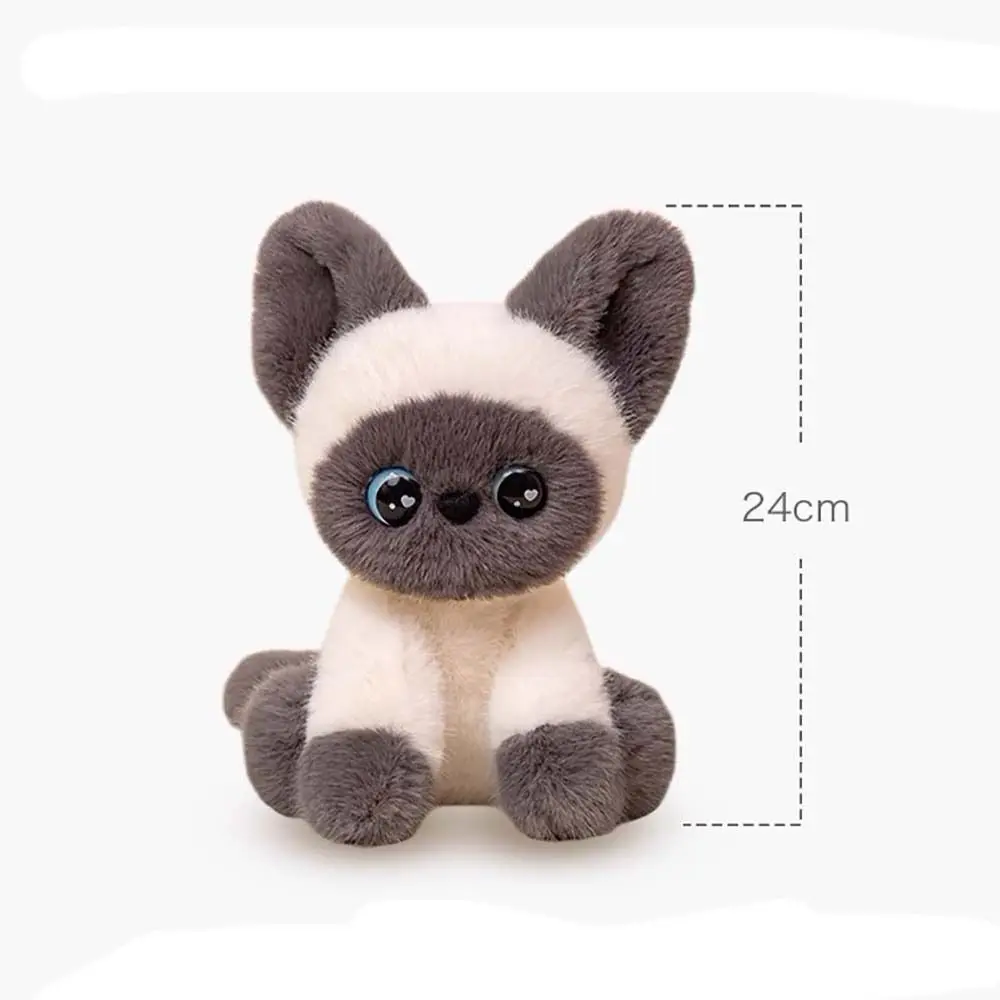Muñeco compañero de peluche de 24cm a la moda, almohada de peluche de gato, juguete de peluche de Animal súper suave, regalo para dormir