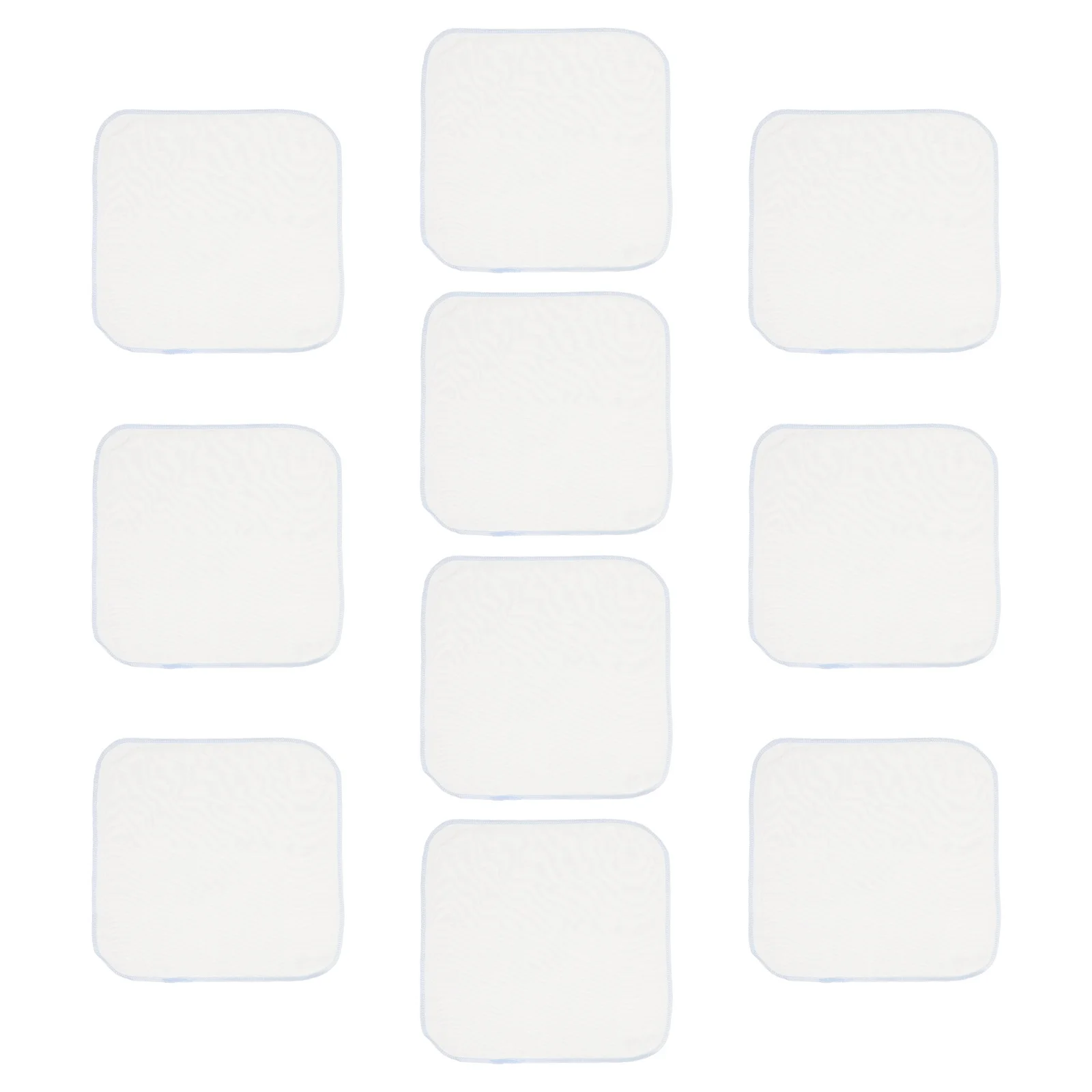 

10Pcs Absorbent Cotton Baby Towels Soft Newborn Saliva Handkerchiefs Face Towels Drool Cloths Double Layer Newborn Face Towel