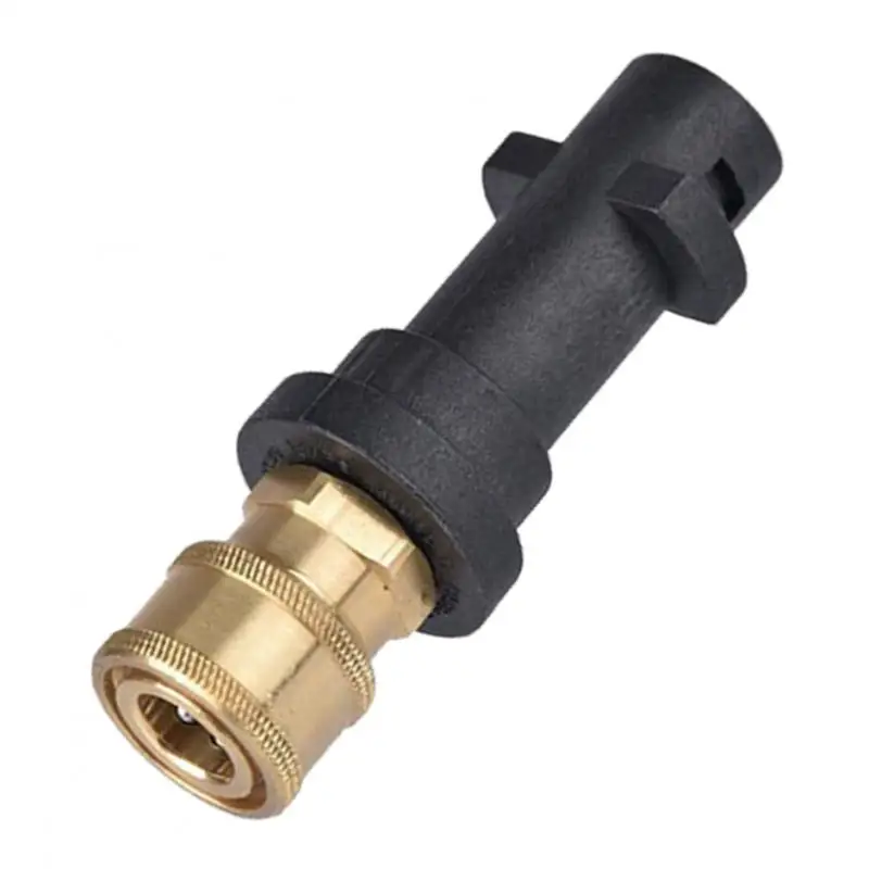 Pressure Washer Foam Lance Adapter Compact Copper Connector Leak Resistant Fitting for Car Wash Workshop Floors Walls