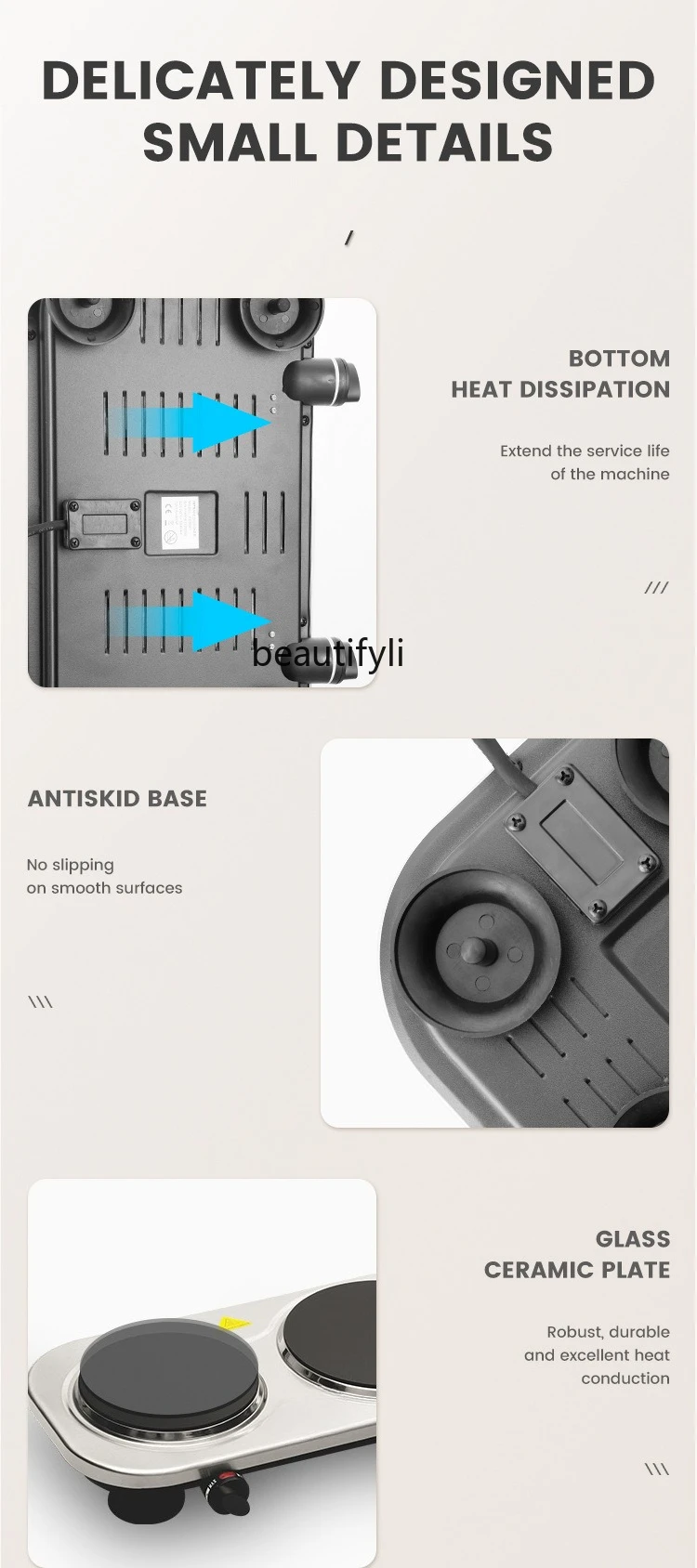 電気暖房ストーブ家庭用ダブルストーブ、ハイパワー、暖房ストーブ