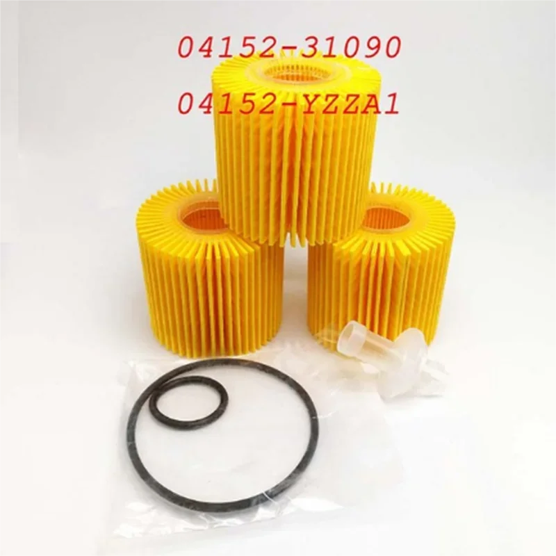 3 Sets Oil Filter Kits for Toyota Avalon Camry Highlander RAV4 Sienna Tacoma Venza Lexus 04152-YZZA1 04152-31090