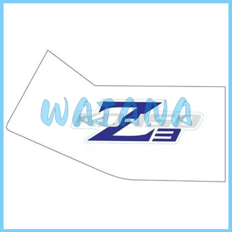 Kd150-z3 Left / Right Side Cover Rear Decal (flash Blue/kd-150/high Viscosity) 1210312-727000 / 1210312-728000