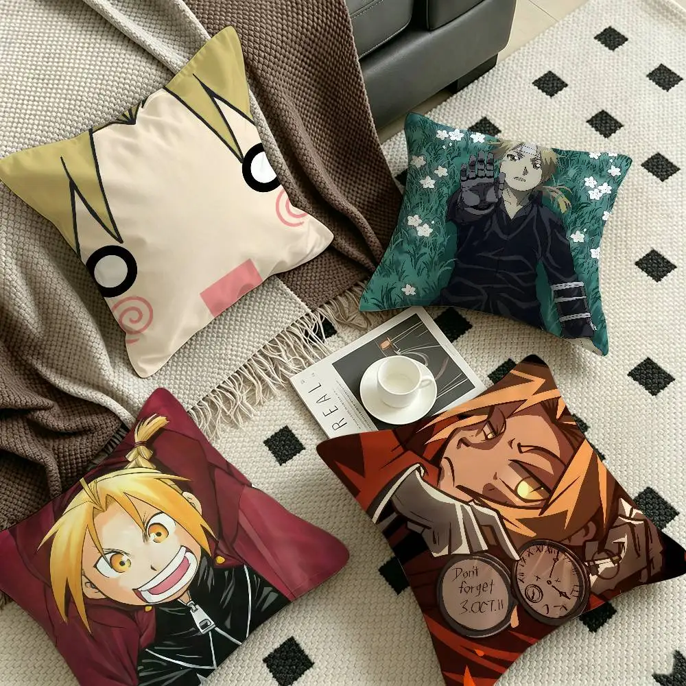 Anime Fullmetal Alchemist Cushion Cover Decorative Pillow Sofa Home Decor case pillow cases