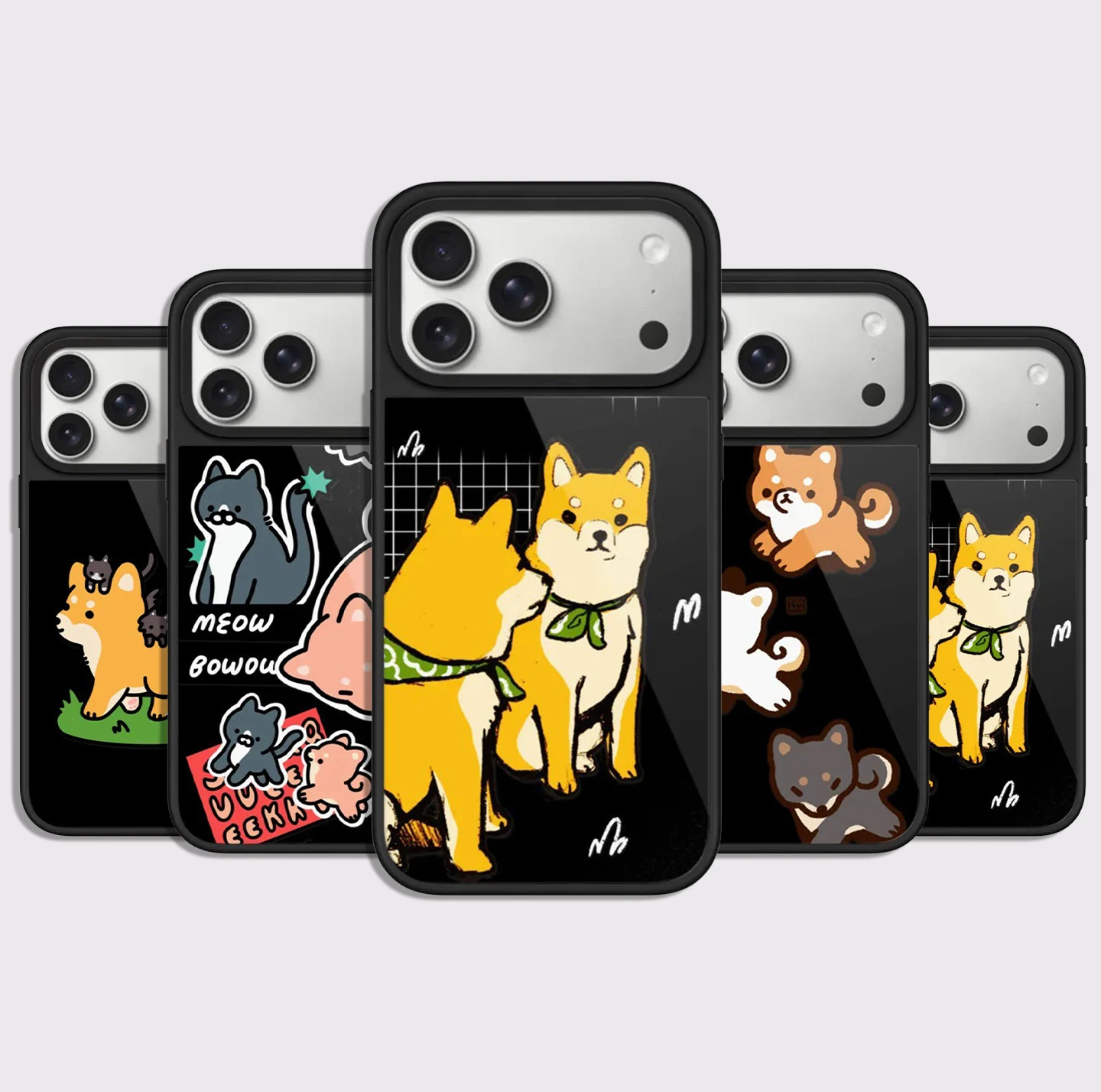 

Cartoon Corgi Puppy Mirror Magnetic Phone Case Cover for IPhone 12 13 14 15 16 17 Pro Max Case for IPhone 17 Air